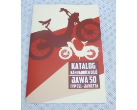KATALOG NÁHRADNÍCH DÍLU - JAWA 50/551 JAWETTA